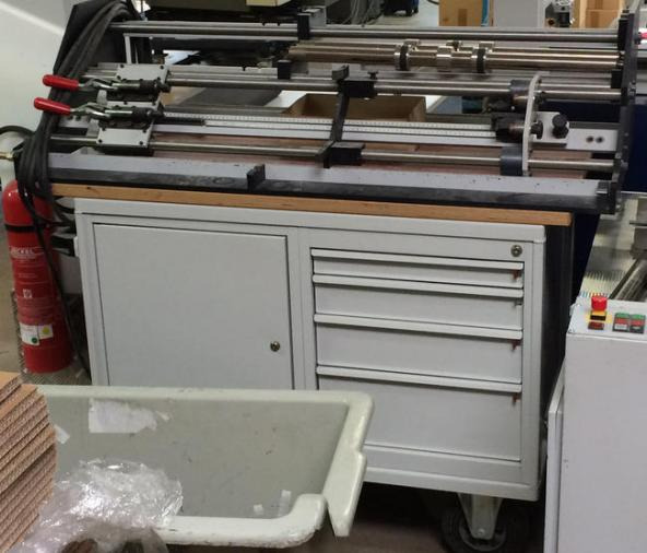 Heidelberg / Steel Presetting device for slitter shafts - Falsemaskine: billede 2 Heidelberg / Steel Presetting device for slitter shafts - Falsemaskine: billede 2