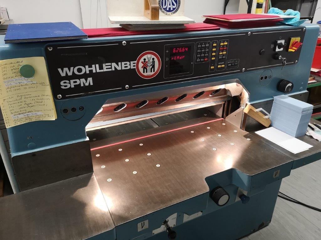 High-speed cutter Wohlenberg WP 76 SPM - Papir skæremaskine: billede 1 High-speed cutter Wohlenberg WP 76 SPM - Papir skæremaskine: billede 1