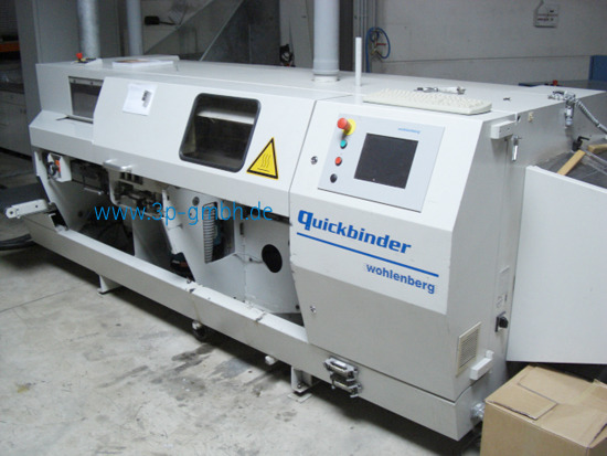 Perfect Binder Wohlenberg Quickbinder with PUR and Gazingunit - Indbindingsmaskine: billede 1 Perfect Binder Wohlenberg Quickbinder with PUR and Gazingunit - Indbindingsmaskine: billede 1