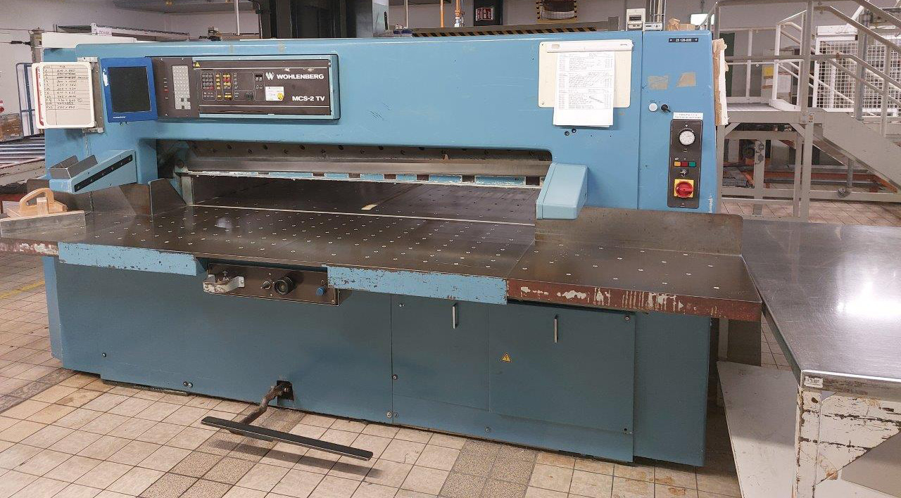 VLF cutting machine WOHLENBERG 185 MCS-2TV - Papir skæremaskine: billede 1 VLF cutting machine WOHLENBERG 185 MCS-2TV - Papir skæremaskine: billede 1