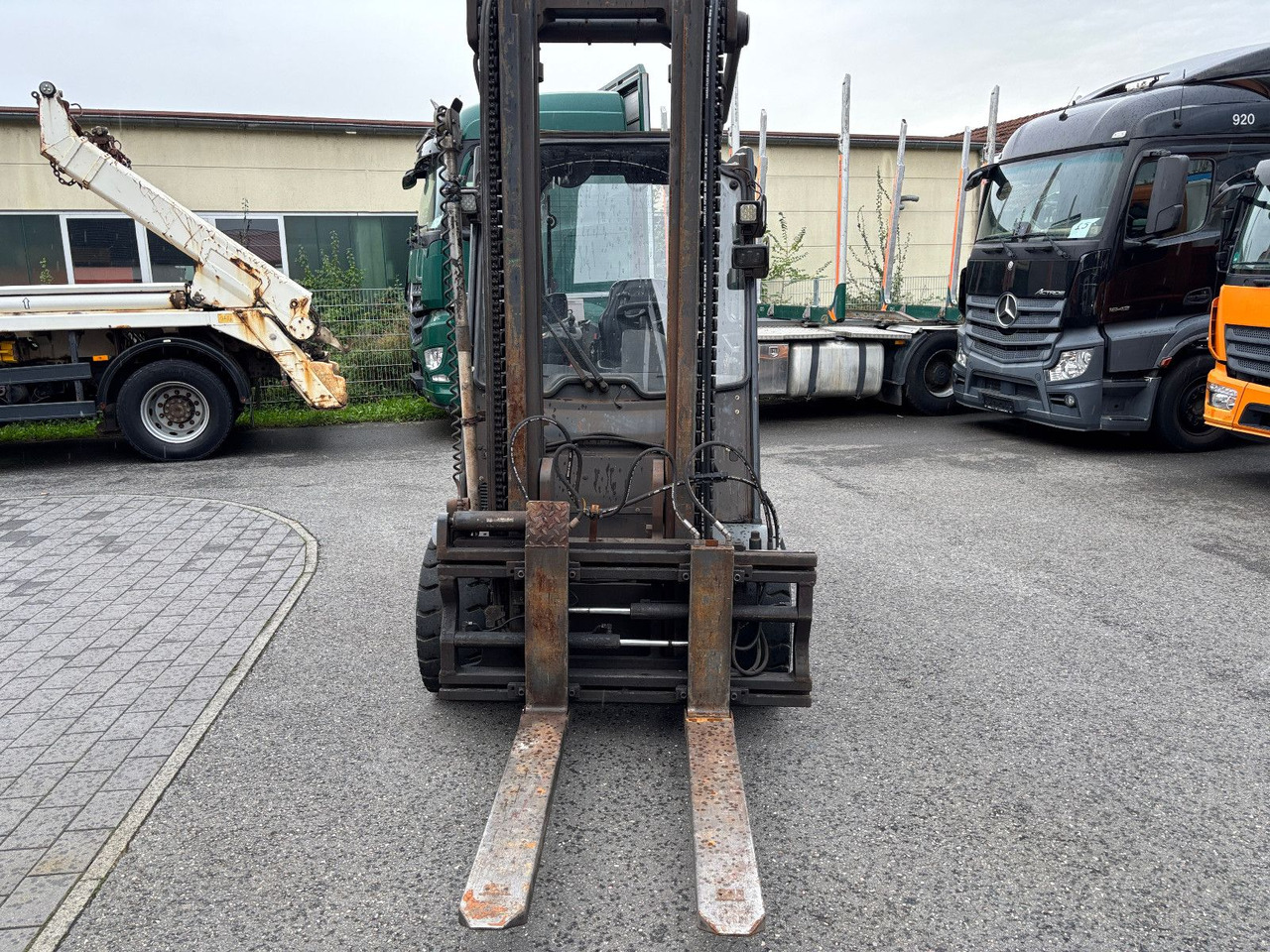 Linde E 50HL-01 Triplex Teleskopgabel - El gaffeltruck: billede 5 Linde E 50HL-01 Triplex Teleskopgabel - El gaffeltruck: billede 5
