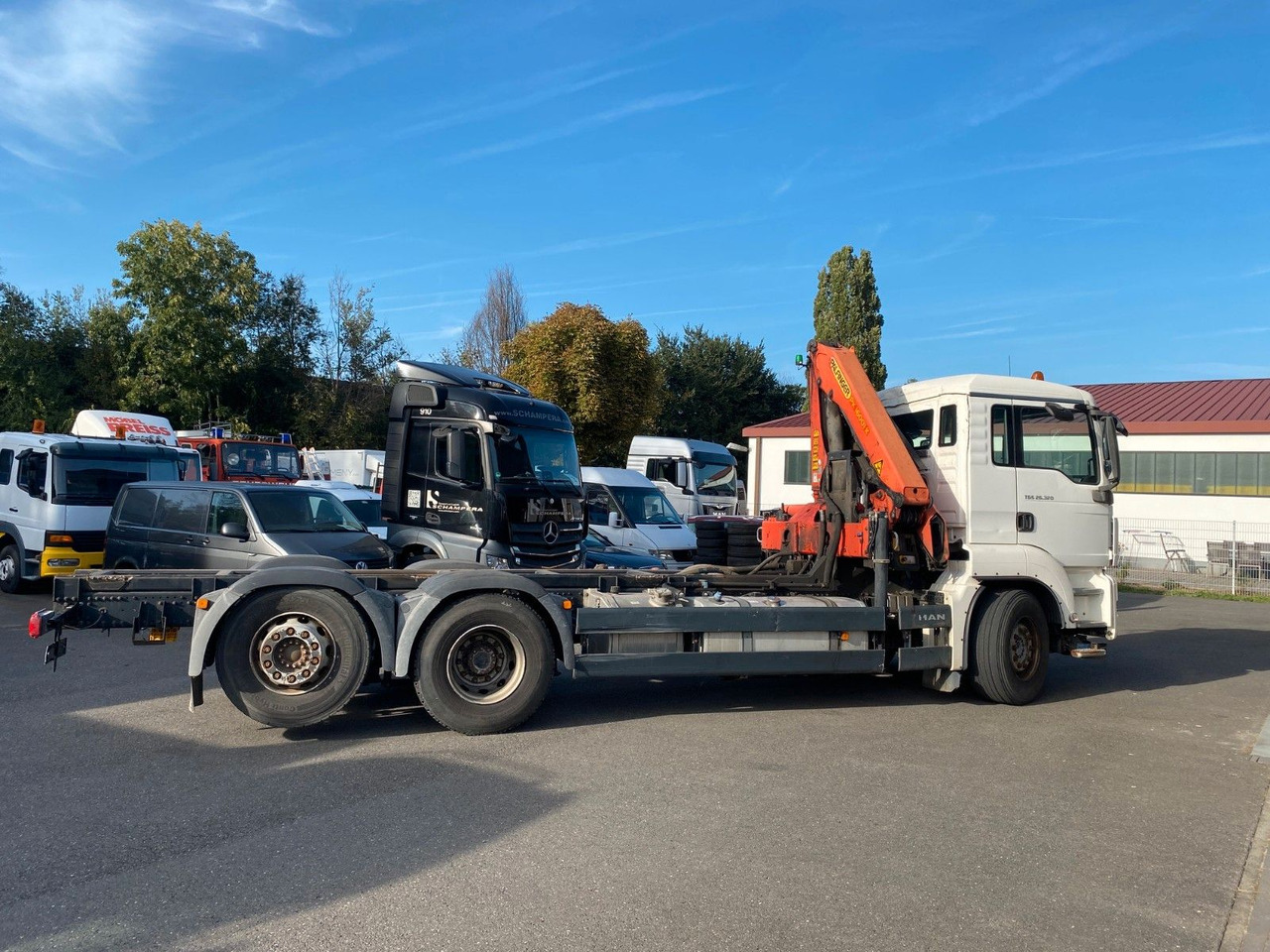 MAN TGS 26.320 26.440 PALFINGER FUNK MAN TGS 26.320 26.440 PALFINGER FUNK - Lastbil chassis, Lastbil med kran: billede 2 MAN TGS 26.320 26.440 PALFINGER FUNK MAN TGS 26.320 26.440 PALFINGER FUNK - Lastbil chassis, Lastbil med kran: billede 2