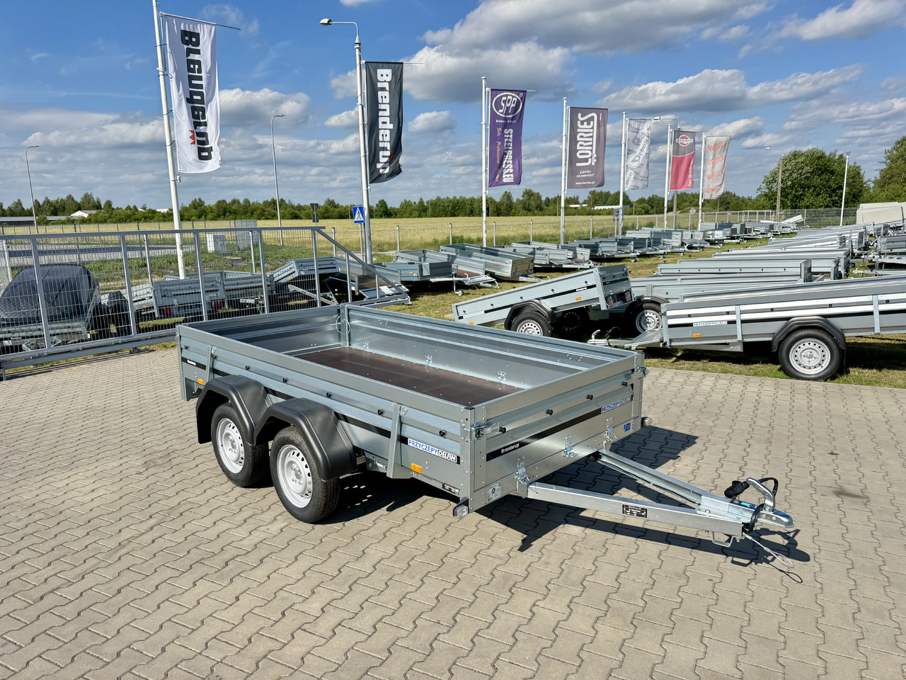 BRENDERUP 2300 STUB - przyczepa skrzyniowa 2 osie / 302 x 150 cm / 750 kg - Ladtrailer: billede 1 BRENDERUP 2300 STUB - przyczepa skrzyniowa 2 osie / 302 x 150 cm / 750 kg - Ladtrailer: billede 1