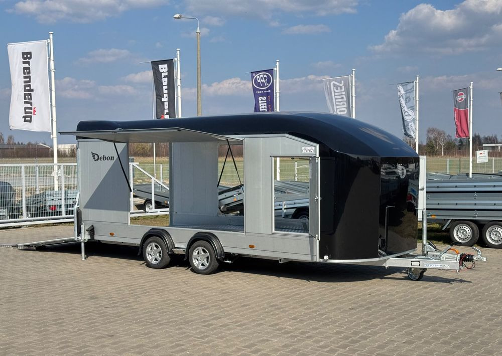 DEBON C2000 - zamknięta przyczepa do przewozu aut, 550 x 215 cm, 3500kg, felgi ALU, wciągarka elektryczna - Biltransportør påhængsvogn: billede 2 DEBON C2000 - zamknięta przyczepa do przewozu aut, 550 x 215 cm, 3500kg, felgi ALU, wciągarka elektryczna - Biltransportør påhængsvogn: billede 2