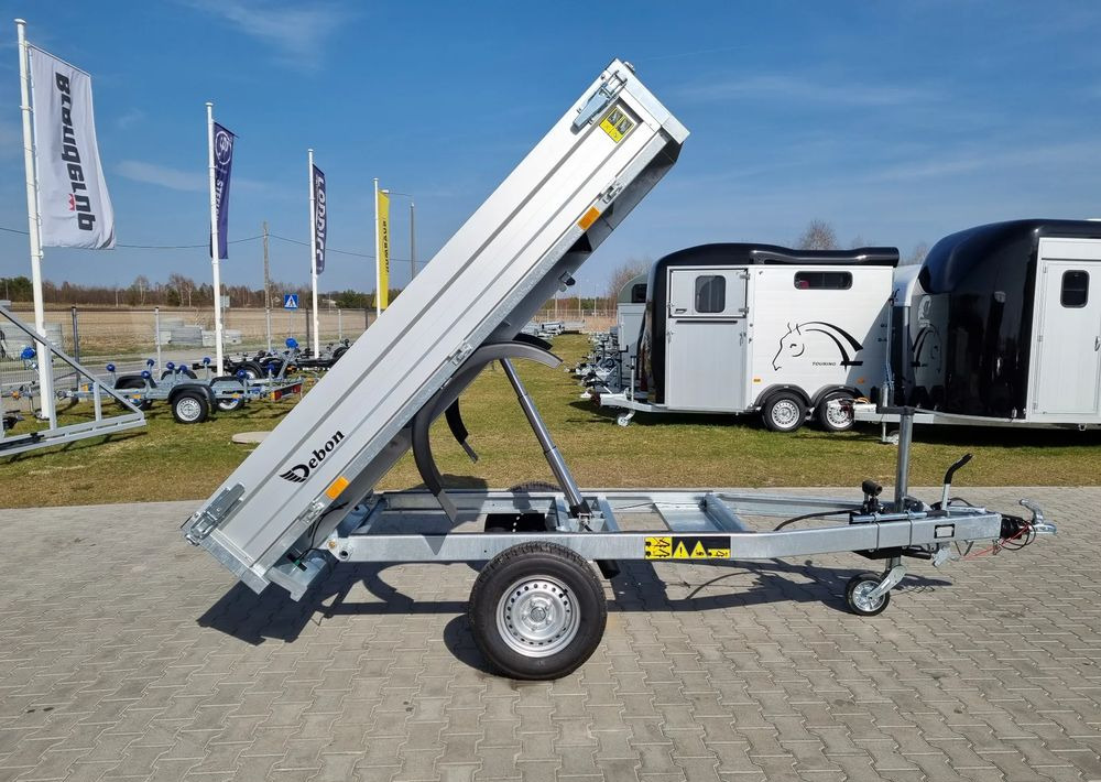 DEBON PW0 1300 kg EKO / 244 x 155 cm - Tipvogn påhængsvogn: billede 1 DEBON PW0 1300 kg EKO / 244 x 155 cm - Tipvogn påhængsvogn: billede 1