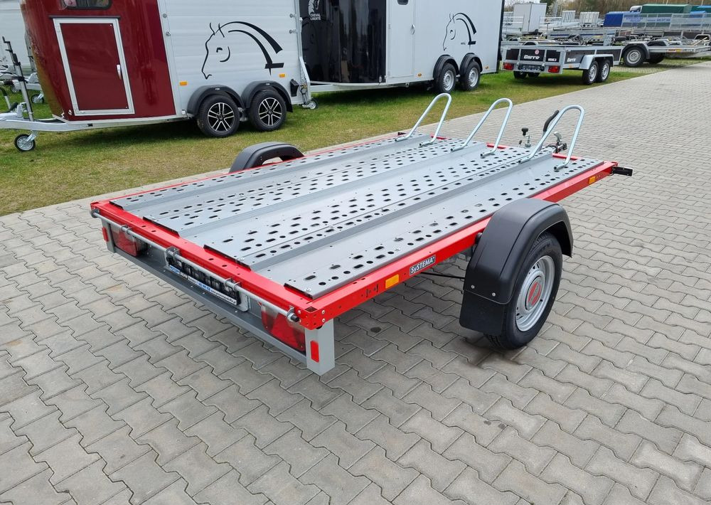STEMA STM 02 10-25-15.1 red | 251x153 cm 3 motocykle | DMC 1000kg - MC-trailer: billede 4 STEMA STM 02 10-25-15.1 red | 251x153 cm 3 motocykle | DMC 1000kg - MC-trailer: billede 4