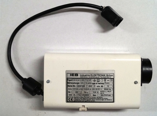 IEB 90587858 | IEB charger EFG 230 G 24/12 B65-FP02 WR 24V12,6A 220V 50/60Hz fro - Batteri for Materialehåndteringsudstyr: billede 1 IEB 90587858 | IEB charger EFG 230 G 24/12 B65-FP02 WR 24V12,6A 220V 50/60Hz fro - Batteri for Materialehåndteringsudstyr: billede 1