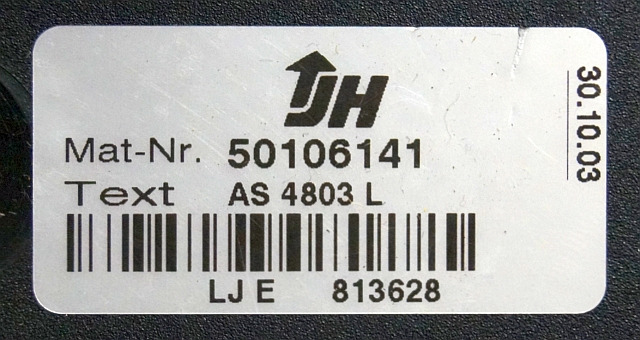 Jungheinrich 50106141 | Stuur regeling steering Controller AS4803 L for ETV214 - Kontrol blok for Materialehåndteringsudstyr: billede 3 Jungheinrich 50106141 | Stuur regeling steering Controller AS4803 L for ETV214 - Kontrol blok for Materialehåndteringsudstyr: billede 3