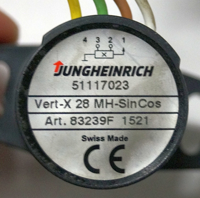 Jungheinrich 51117023 | Sinus Cosinus sensor steering - Sensor for Materialehåndteringsudstyr: billede 4 Jungheinrich 51117023 | Sinus Cosinus sensor steering - Sensor for Materialehåndteringsudstyr: billede 4