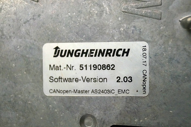 Jungheinrich 51168614 | Rij regeling Drive controller complete with internal cha - Kontrol blok for Materialehåndteringsudstyr: billede 3 Jungheinrich 51168614 | Rij regeling Drive controller complete with internal cha - Kontrol blok for Materialehåndteringsudstyr: billede 3