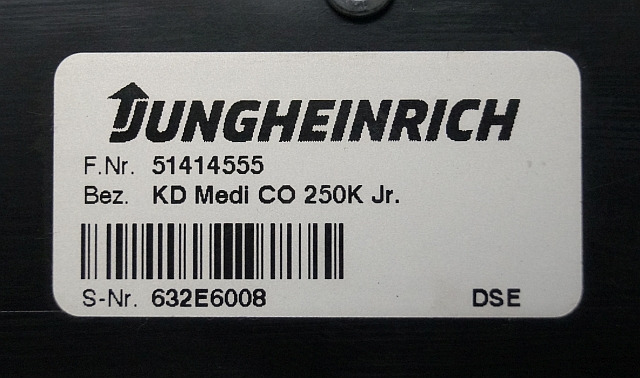 Jungheinrich 51414555 | Display KD MEDI CO 250K Jr DSE for EKS110 sn. 632E6008 - Instrumentbræt for Materialehåndteringsudstyr: billede 3 Jungheinrich 51414555 | Display KD MEDI CO 250K Jr DSE for EKS110 sn. 632E6008 - Instrumentbræt for Materialehåndteringsudstyr: billede 3