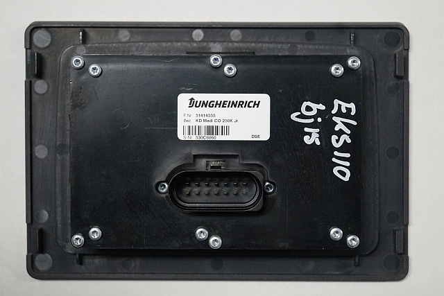 Jungheinrich 51414555 | Display KD MEDI CO 250K Jr DSE from EKS110 2015 sn. 530C - Instrumentbræt for Materialehåndteringsudstyr: billede 2 Jungheinrich 51414555 | Display KD MEDI CO 250K Jr DSE from EKS110 2015 sn. 530C - Instrumentbræt for Materialehåndteringsudstyr: billede 2