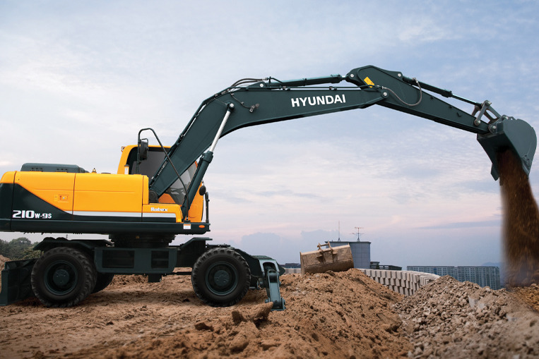 HYUNDAI R210W-9S - Hjulgravemaskine: billede 1 HYUNDAI R210W-9S - Hjulgravemaskine: billede 1