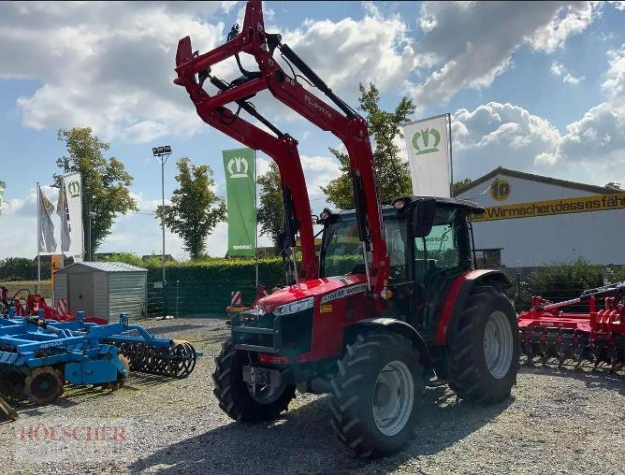Massey Ferguson MF 4708 M mit Frontlader - Traktor: billede 2 Massey Ferguson MF 4708 M mit Frontlader - Traktor: billede 2