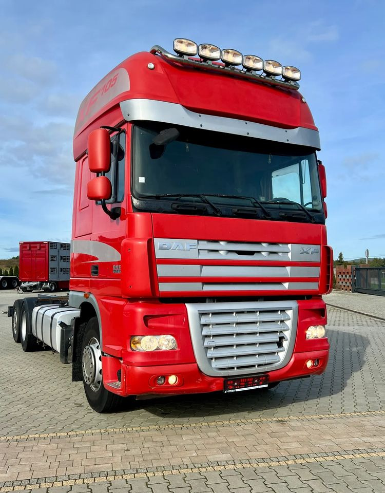 DAF XF105.510 | 6x2 | Pod zabudowę |Os podnoszona i skrętna | Retarder | Webasto | Klimatyzacja - Lastbil chassis: billede 1 DAF XF105.510 | 6x2 | Pod zabudowę |Os podnoszona i skrętna | Retarder | Webasto | Klimatyzacja - Lastbil chassis: billede 1