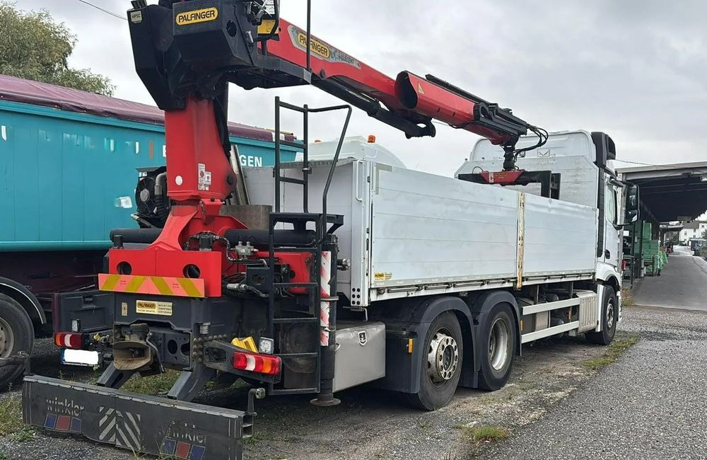 Mercedes-Benz ACTROS 2545 / 6x2 / HDS Palfinger PK 20.501 sterowany radiowo / Przyczepa w zestawie / Euro6/ Przebieg 340 000km - Lastbil med lad, Lastbil med kran: billede 2 Mercedes-Benz ACTROS 2545 / 6x2 / HDS Palfinger PK 20.501 sterowany radiowo / Przyczepa w zestawie / Euro6/ Przebieg 340 000km - Lastbil med lad, Lastbil med kran: billede 2