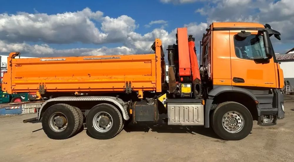 Mercedes-Benz Arocs 2648/3 – 3-stronny wywrotka Meiller / Żuraw Palfinger PK23002 / 2x BORDMATIK / Automatyczna - Tipvogn lastbil: billede 5 Mercedes-Benz Arocs 2648/3 – 3-stronny wywrotka Meiller / Żuraw Palfinger PK23002 / 2x BORDMATIK / Automatyczna - Tipvogn lastbil: billede 5