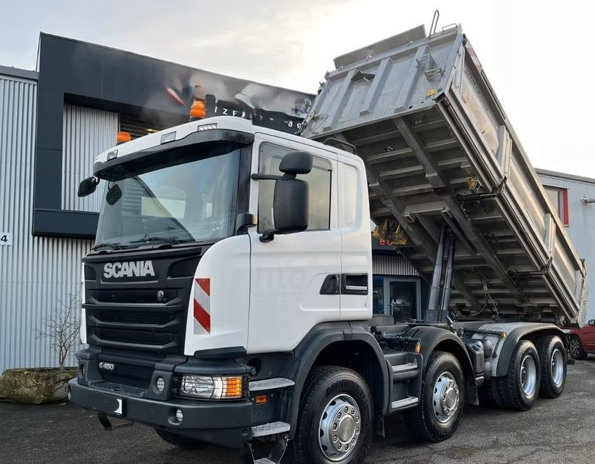 Scania G450 8x4 – Meiller 3-stronny wywrot – Bordmatik – Retarder – Euro 6 – 298.420 km - Tipvogn lastbil: billede 3 Scania G450 8x4 – Meiller 3-stronny wywrot – Bordmatik – Retarder – Euro 6 – 298.420 km - Tipvogn lastbil: billede 3