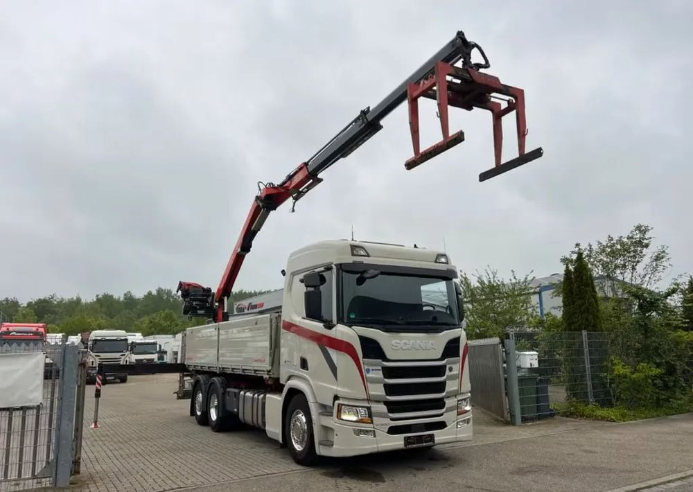 Scania R500 Baustoff / 2-stronna wywrotka Schwarzmüller /HDS Fassi F215 / Euro 6 / Napęd na tylną oś - Tipvogn lastbil, Lastbil med kran: billede 5 Scania R500 Baustoff / 2-stronna wywrotka Schwarzmüller /HDS Fassi F215 / Euro 6 / Napęd na tylną oś - Tipvogn lastbil, Lastbil med kran: billede 5