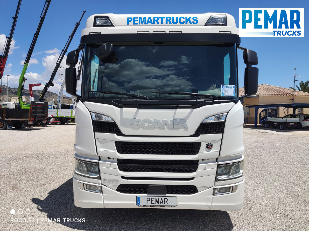 SCANIA P 370 4X2 GRUA CAJA FIJA - Lastbil med lad, Lastbil med kran: billede 3 SCANIA P 370 4X2 GRUA CAJA FIJA - Lastbil med lad, Lastbil med kran: billede 3