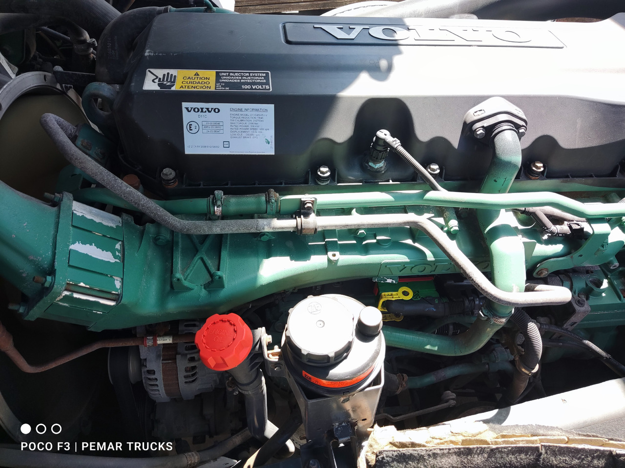 VOLVO 11 LITROS D11C450 - Motor: billede 2 VOLVO 11 LITROS D11C450 - Motor: billede 2