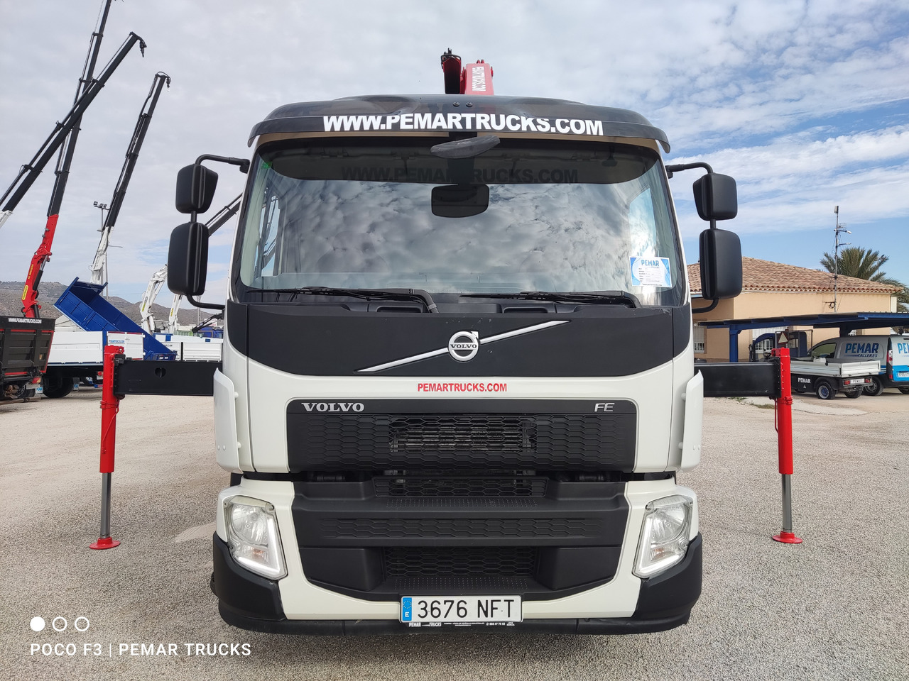 VOLVO FE 280 GRUA CAJA FIJA 18T EURO 6 - Lastbil med kran: billede 2 VOLVO FE 280 GRUA CAJA FIJA 18T EURO 6 - Lastbil med kran: billede 2