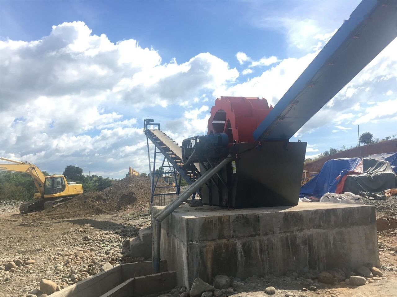 Kinglink XSD2610 Wheeled Bucket Sand Washer - Sorterværk: billede 1 Kinglink XSD2610 Wheeled Bucket Sand Washer - Sorterværk: billede 1