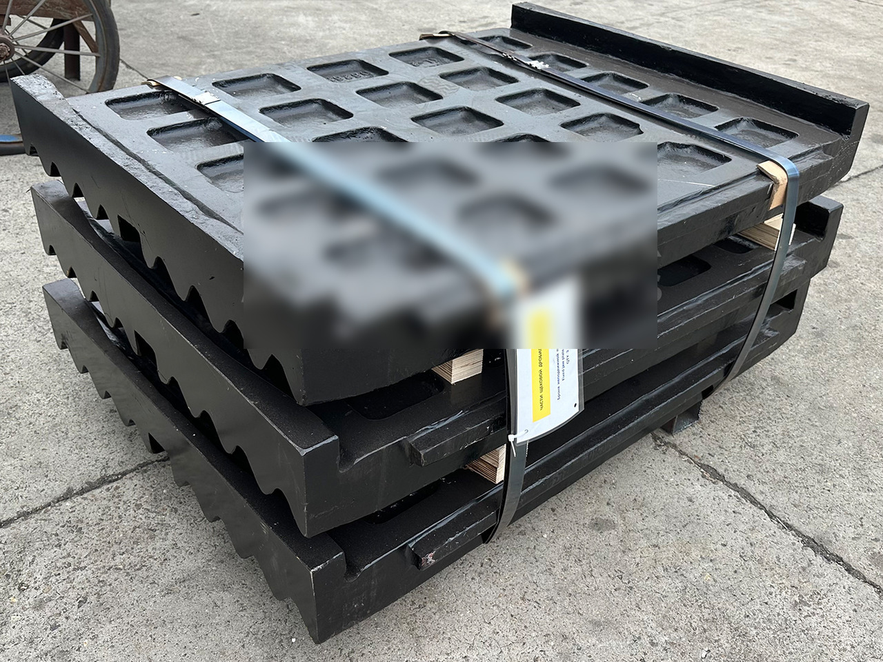 KINGLINK High Manganese Steel Fixed Jaw Plates 17003346 for CT2036 Jaw Crusher - Reservedel for Entreprenørmaskin: billede 5 KINGLINK High Manganese Steel Fixed Jaw Plates 17003346 for CT2036 Jaw Crusher - Reservedel for Entreprenørmaskin: billede 5