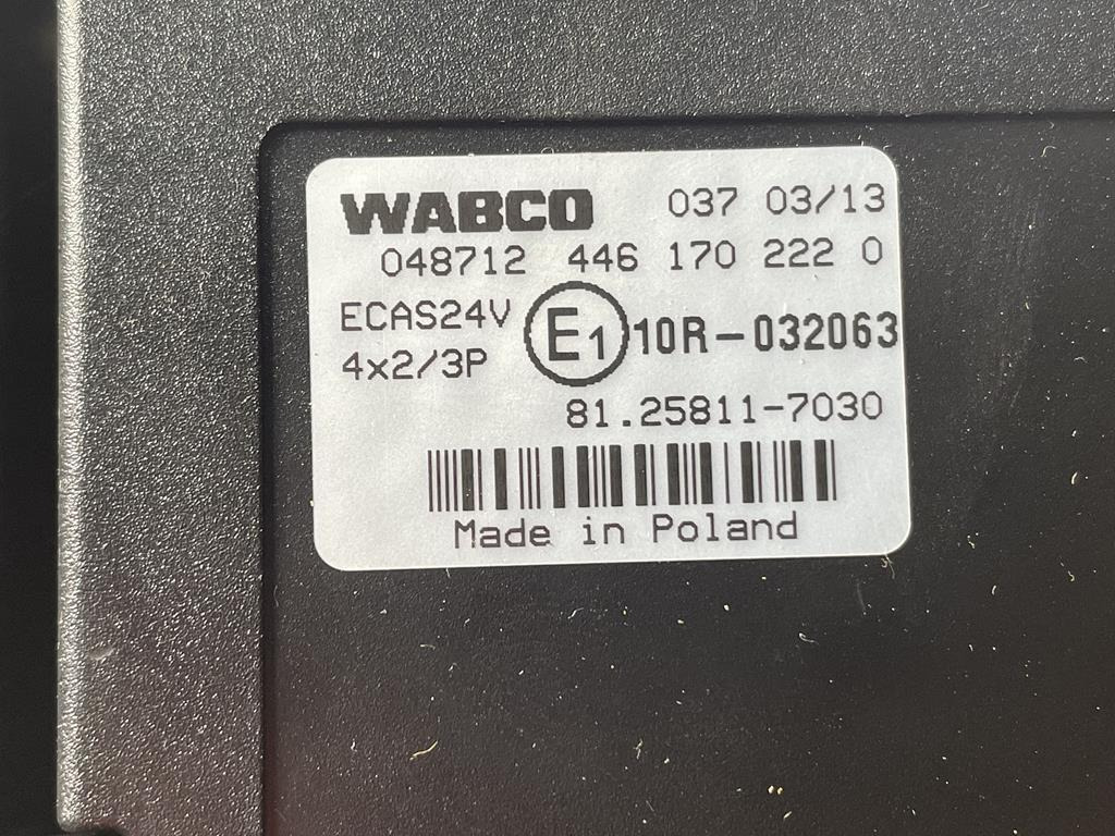 MAN ECAS 4x2/3P - 81.25811-7030 - Kontrol blok for Lastbil: billede 2 MAN ECAS 4x2/3P - 81.25811-7030 - Kontrol blok for Lastbil: billede 2