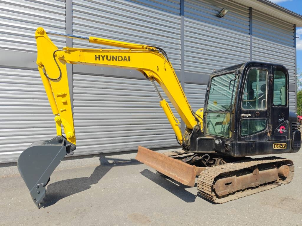 Hyundai R 60-7 - Minigravemaskine: billede 1 Hyundai R 60-7 - Minigravemaskine: billede 1