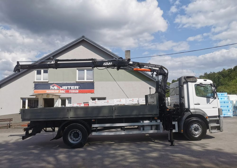 Mercedes-Benz Atego 1823 żuraw HDS Atlas 105.2 koła 315/80R22,5 - Lastbil med lad, Lastbil med kran: billede 3 Mercedes-Benz Atego 1823 żuraw HDS Atlas 105.2 koła 315/80R22,5 - Lastbil med lad, Lastbil med kran: billede 3