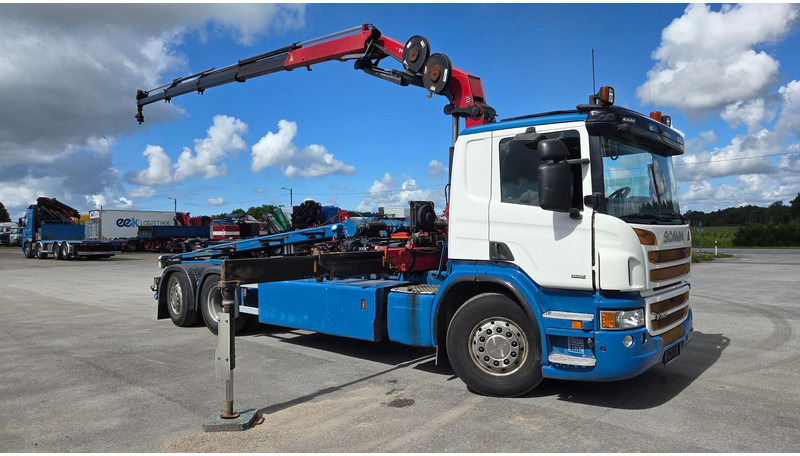 Scania P360 6X2*4 HMF 1720K4 EURO6 - Lastbil med wirehejs, Lastbil med kran: billede 2 Scania P360 6X2*4 HMF 1720K4 EURO6 - Lastbil med wirehejs, Lastbil med kran: billede 2