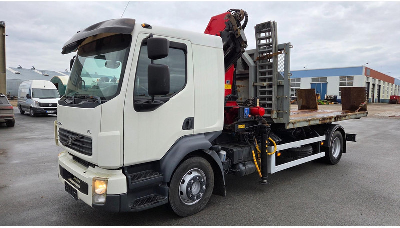 Volvo FL280 4X2 HMF 1560 + platform - Lastbil kroghejs, Lastbil med kran: billede 1 Volvo FL280 4X2 HMF 1560 + platform - Lastbil kroghejs, Lastbil med kran: billede 1