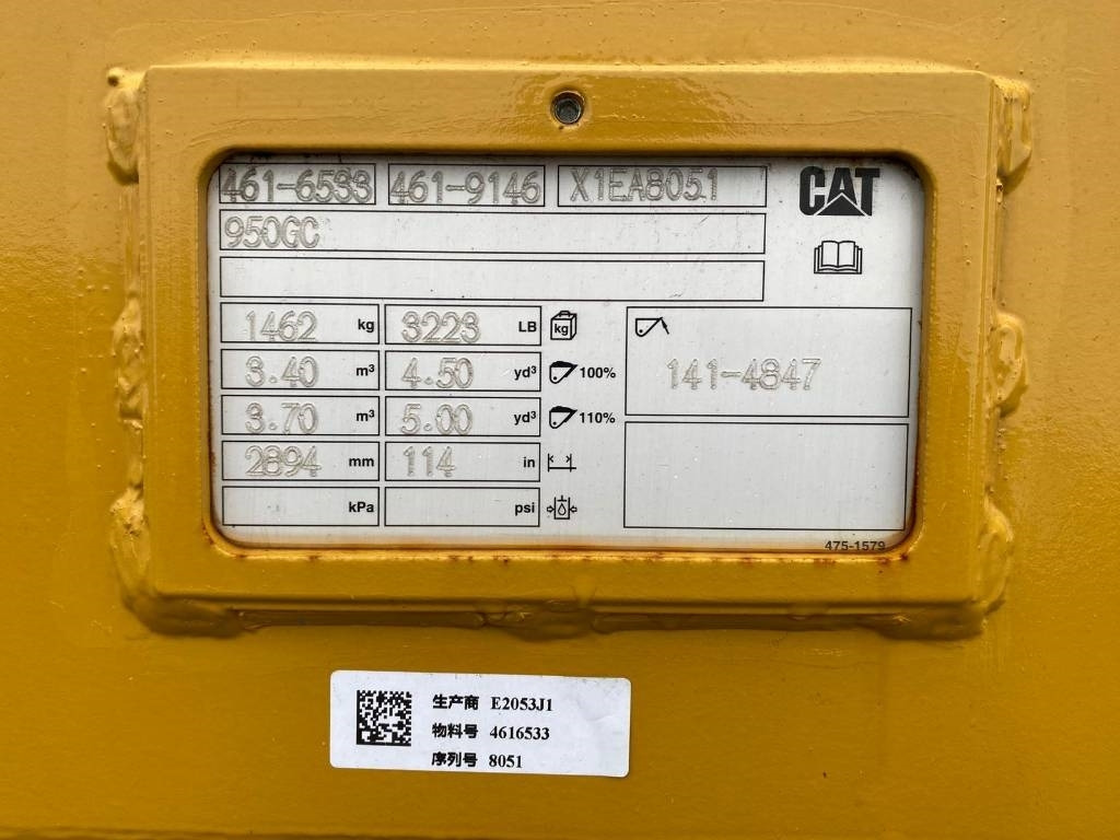 CAT 950 Bucket with Teeth - Skovl for Entreprenørmaskin: billede 2 CAT 950 Bucket with Teeth - Skovl for Entreprenørmaskin: billede 2