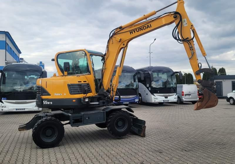 Hyundai ROBEX 55W-9 EXCAVATOR / SPROWADZONY Z FRANCJI - Hjulgravemaskine: billede 4 Hyundai ROBEX 55W-9 EXCAVATOR / SPROWADZONY Z FRANCJI - Hjulgravemaskine: billede 4