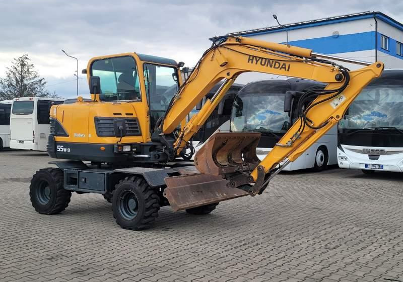 Hyundai ROBEX 55W-9 EXCAVATOR / SPROWADZONY Z FRANCJI - Hjulgravemaskine: billede 1 Hyundai ROBEX 55W-9 EXCAVATOR / SPROWADZONY Z FRANCJI - Hjulgravemaskine: billede 1