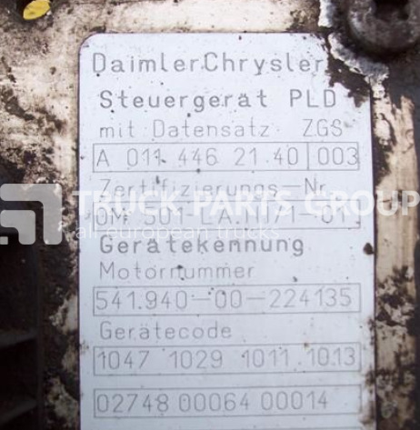 MERCEDES-BENZ Actors EURO3 engine control unit, ECU, EDC, MR unit, engine calc control unit - Kontrol blok for Lastbil: billede 4 MERCEDES-BENZ Actors EURO3 engine control unit, ECU, EDC, MR unit, engine calc control unit - Kontrol blok for Lastbil: billede 4