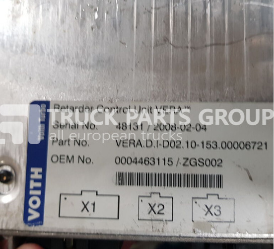 MERCEDES-BENZ EURO3, EURO4, EURO5 RET electronics VOITH retarder contro control unit - Kontrol blok for Bus: billede 1 MERCEDES-BENZ EURO3, EURO4, EURO5 RET electronics VOITH retarder contro control unit - Kontrol blok for Bus: billede 1
