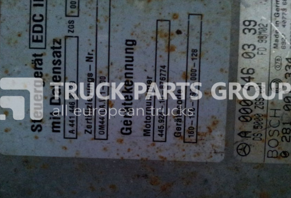 MERCEDES-BENZ engine control unit, EDC, ECU control unit - Kontrol blok for Lastbil: billede 1 MERCEDES-BENZ engine control unit, EDC, ECU control unit - Kontrol blok for Lastbil: billede 1