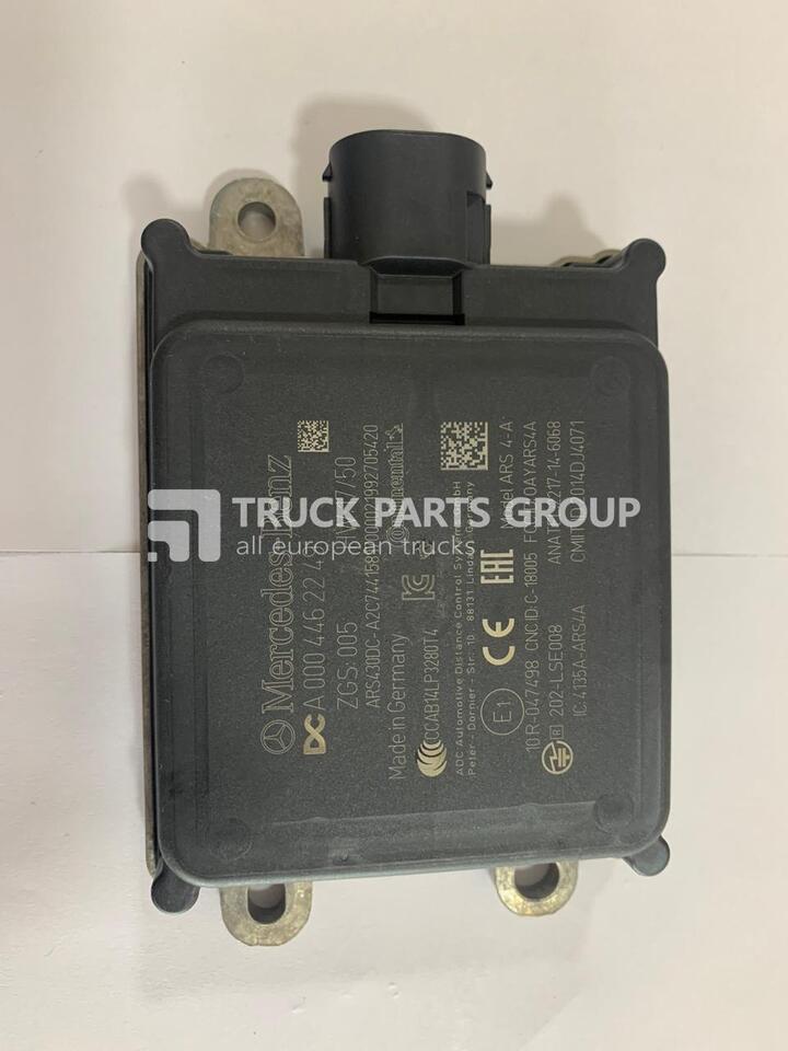 Mercedes Benz Actros MP4, EURO6, EURO 6 emission radar sensor, distance control unit, electronics sensor proximity - controlled cruise control 0004461849, 0004462049, 0004462249, 0004461949, 000446214 - Sensor for Lastbil: billede 1 Mercedes Benz Actros MP4, EURO6, EURO 6 emission radar sensor, distance control unit, electronics sensor proximity - controlled cruise control 0004461849, 0004462049, 0004462249, 0004461949, 000446214 - Sensor for Lastbil: billede 1
