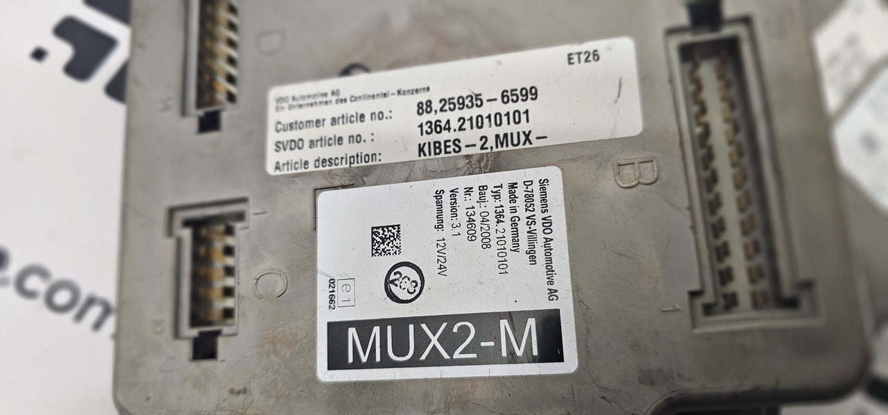 SCANIA SCANIA T, P, G, R, L, S, MUX2-M control unit, MUX2 - M, Ecu Scania F K N-Series Coach Trucks, SOLARIS, NOS Continental Automotive Multiplex Node MUX2-B D-78052, Multiplex MUX2-M VDO Siemens Truck Coac - Kontrol blok for Lastbil: billede 4 SCANIA SCANIA T, P, G, R, L, S, MUX2-M control unit, MUX2 - M, Ecu Scania F K N-Series Coach Trucks, SOLARIS, NOS Continental Automotive Multiplex Node MUX2-B D-78052, Multiplex MUX2-M VDO Siemens Truck Coac - Kontrol blok for Lastbil: billede 4
