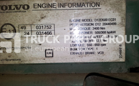 VOLVO FH12 D12D engine control unit, ECU, EDC, D control unit - Kontrol blok for Lastbil: billede 2 VOLVO FH12 D12D engine control unit, ECU, EDC, D control unit - Kontrol blok for Lastbil: billede 2