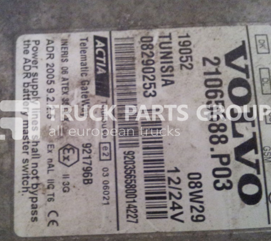 VOLVO FH12, FH13 FH4, EURO4, EURO5 EURO6 telematic gateway control uni control unit - Kontrol blok for Lastbil: billede 1 VOLVO FH12, FH13 FH4, EURO4, EURO5 EURO6 telematic gateway control uni control unit - Kontrol blok for Lastbil: billede 1