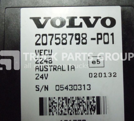 VOLVO VECU control unit FH12, FH13, EURO3, EURO4, EURO5 control unit - Kontrol blok for Lastbil: billede 1 VOLVO VECU control unit FH12, FH13, EURO3, EURO4, EURO5 control unit - Kontrol blok for Lastbil: billede 1
