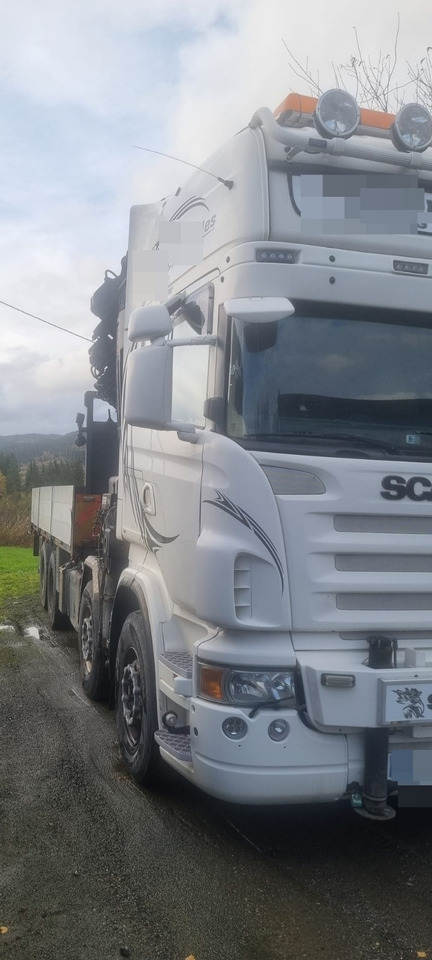 Scania R560 - Lastbil med lad, Lastbil med kran: billede 4 Scania R560 - Lastbil med lad, Lastbil med kran: billede 4