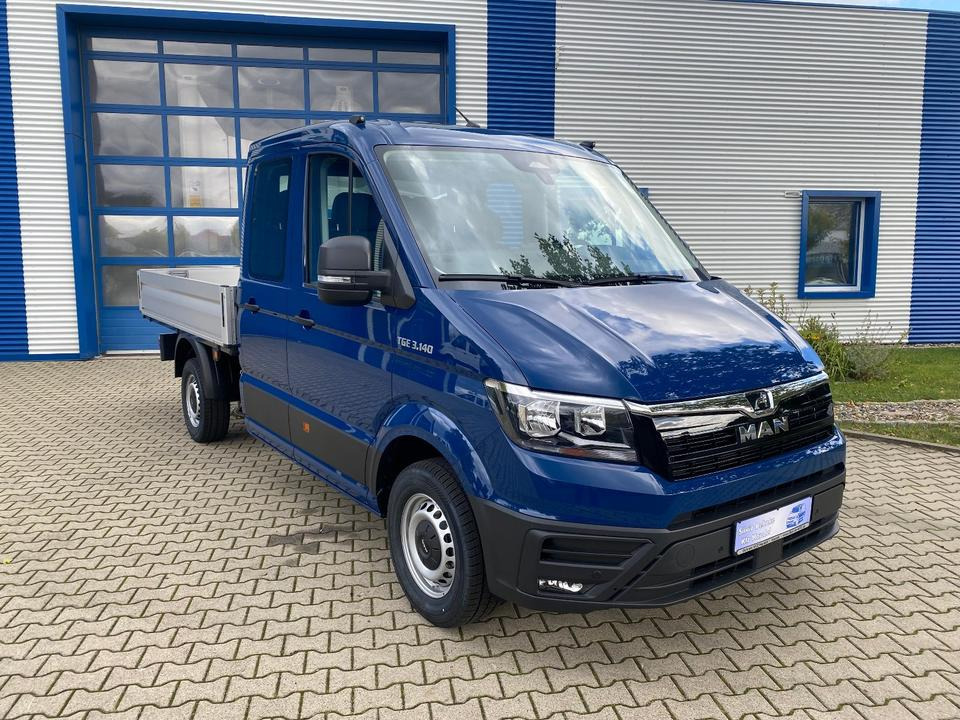MAN TGE 3.140 Doka Pritsche Next Level *TEMPO*KLIMA*CAM*AHK*APP*PDC*INKL.19% MWST*SOFORT!* - Ladbil, Mandskabsbil: billede 2 MAN TGE 3.140 Doka Pritsche Next Level *TEMPO*KLIMA*CAM*AHK*APP*PDC*INKL.19% MWST*SOFORT!* - Ladbil, Mandskabsbil: billede 2