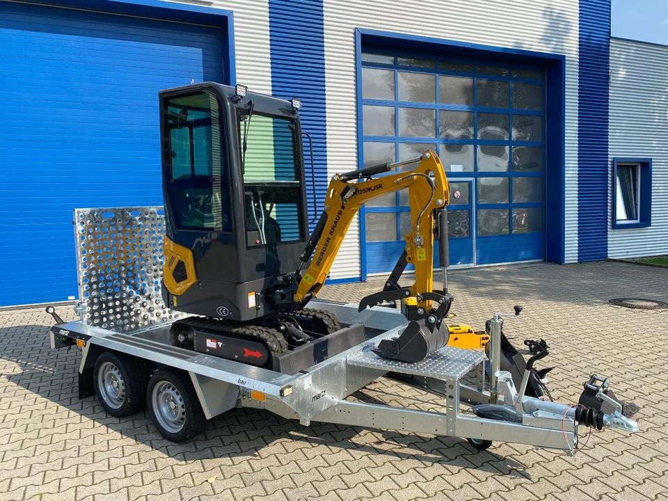 Minigravemaskine Minibagger BK1250KJSR + Tieflader + Zubehör *INKL.19% MWST*BERGER KRAUS*VERSTELLFAHRWERK* KUBOTA*SOFORT!*: billede 8