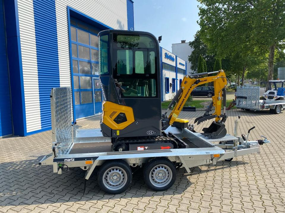 Minigravemaskine Minibagger BK1250KJSR + Tieflader + Zubehör *INKL.19% MWST*BERGER KRAUS*VERSTELLFAHRWERK* KUBOTA*SOFORT!*: billede 6