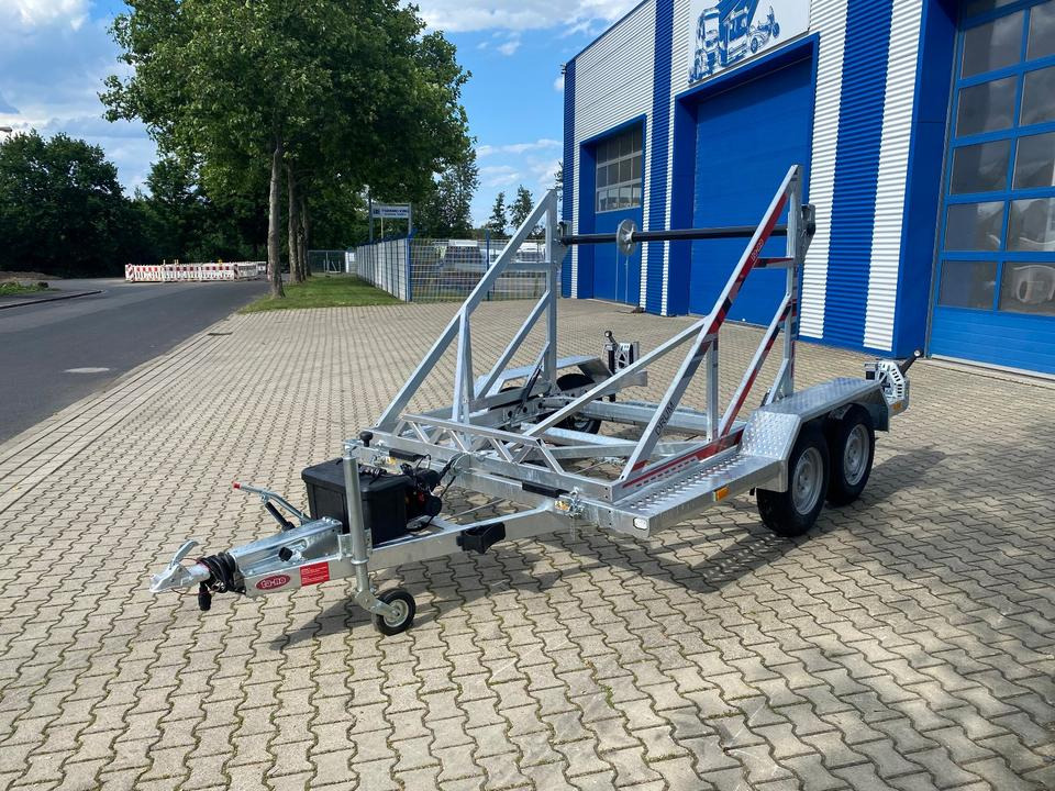 TA-NO Kabeltrommel-Anhänger 3500KG E-Winde * INKL.19% MWST* Kabelanhänger Sofort Verfügbar! - Kabeltrailer: billede 2 TA-NO Kabeltrommel-Anhänger 3500KG E-Winde * INKL.19% MWST* Kabelanhänger Sofort Verfügbar! - Kabeltrailer: billede 2