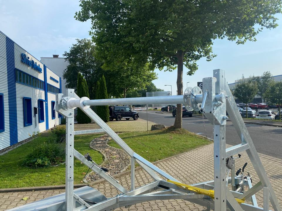 Kabeltrailer Vermietung / Kabelanhänger 2700KG / Nutzlast 2094KG / Kabeltrommel-Anhänger / Glasfaser/ 1 Woche: billede 9